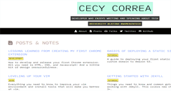 Desktop Screenshot of cecycorrea.com