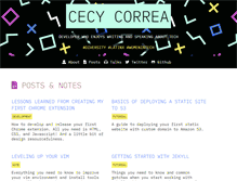 Tablet Screenshot of cecycorrea.com